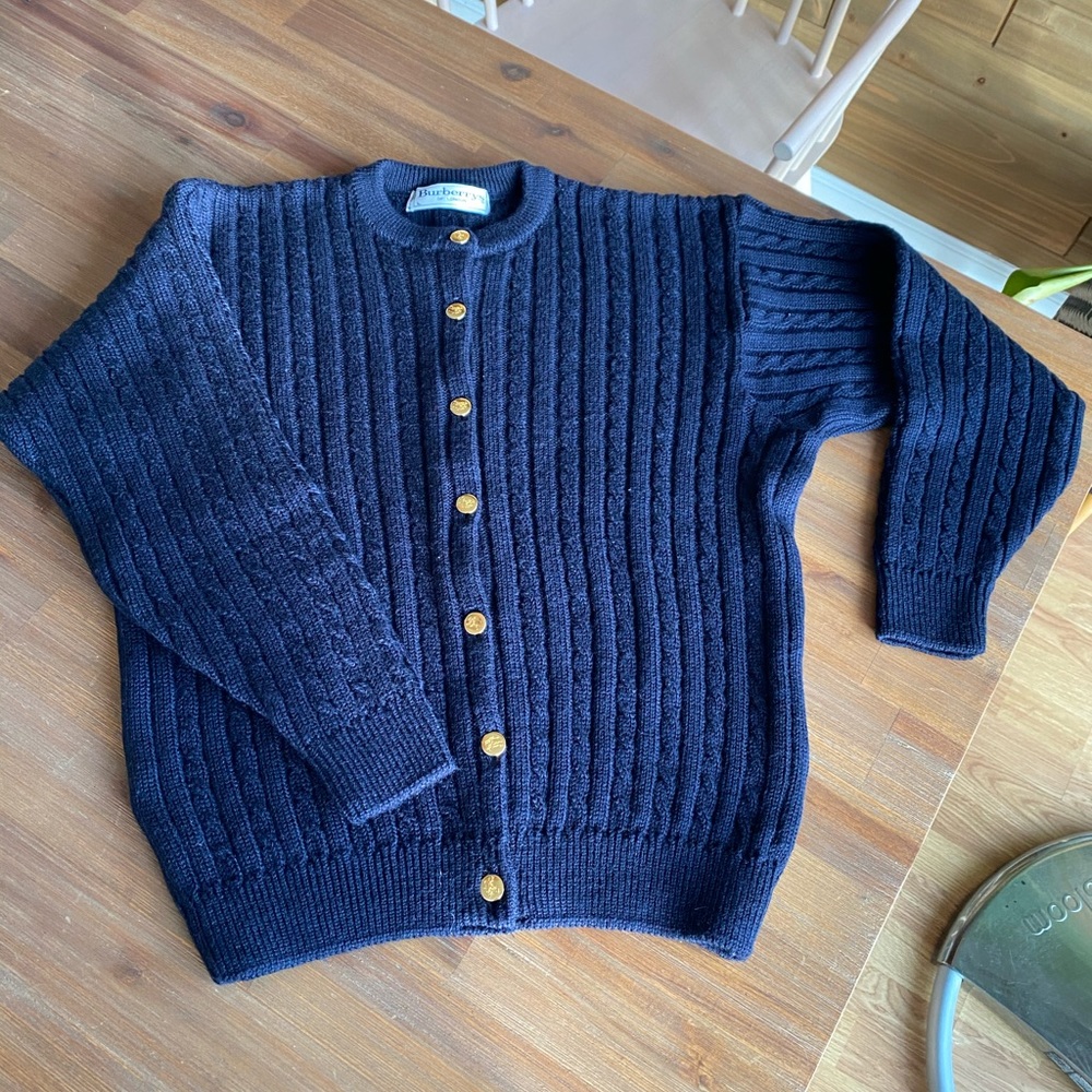 New vintage 80s Burnerry wool sweater L